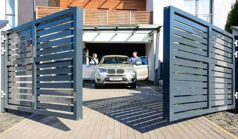 Распашные ворота в Уссурийске