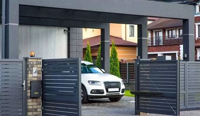 Распашные ворота в Уссурийске